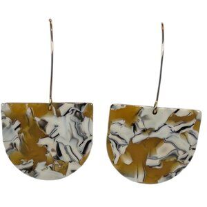 Yellow Tortoiseshell Earrings